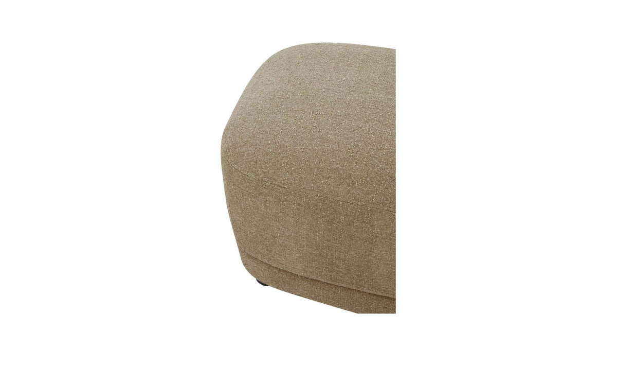 Andi Ottoman Mellow Jute by Moe's Home Collection - view 6