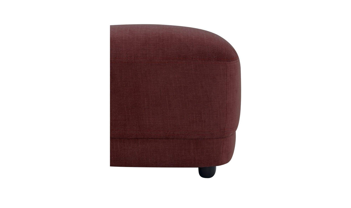Andi Ottoman Berry by Moe's Home Collection - view 9