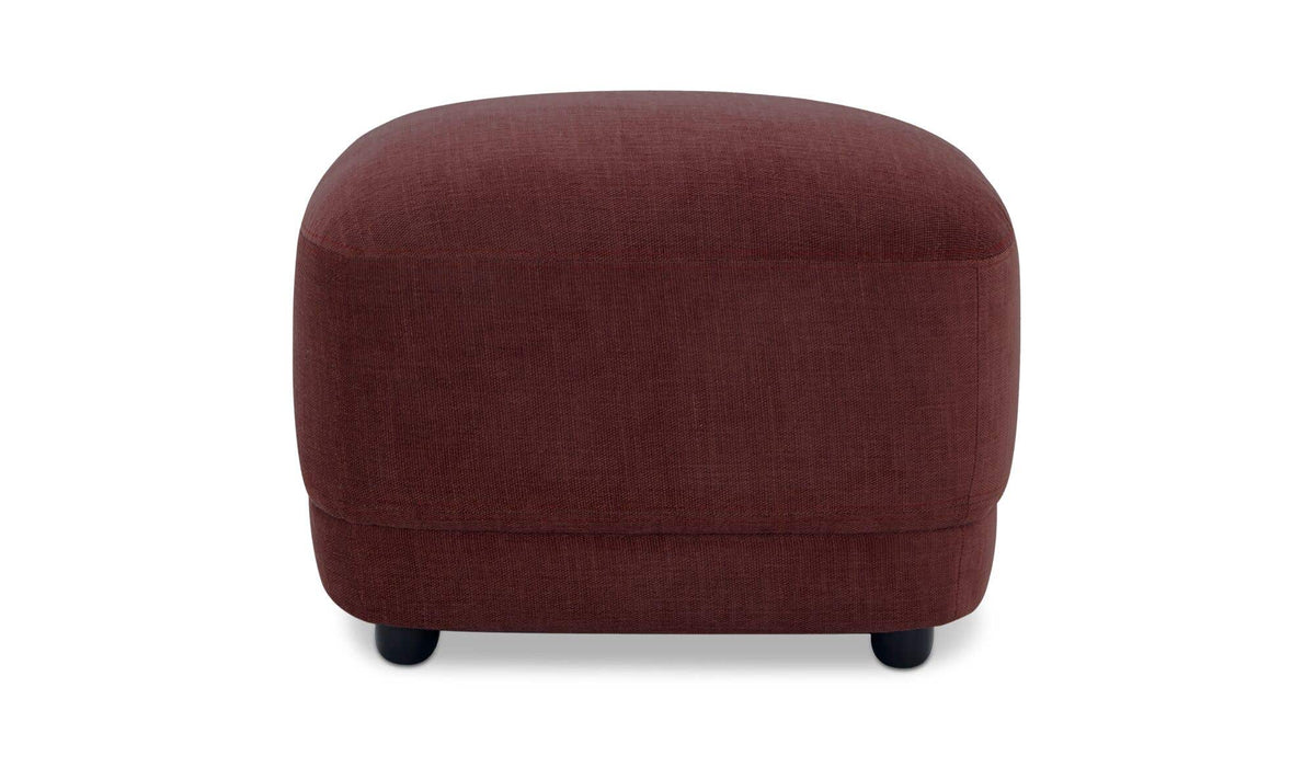 Andi Ottoman Berry by Moe's Home Collection - view 2