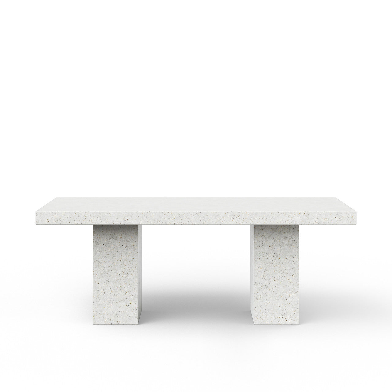 Mixx - Elcor - Counter Height Dining Table - 47" x 95" - Ivory Terrazzo