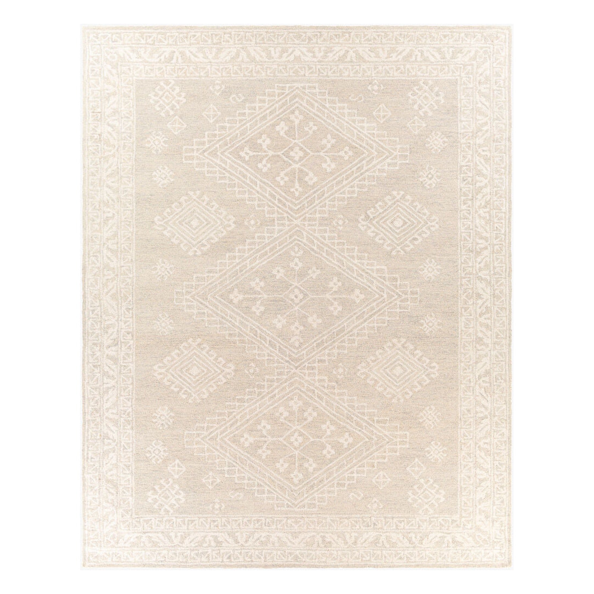 Kayseri Cream/Medium Gray Handmade Rug KSR-2305 - 2' x 3'
