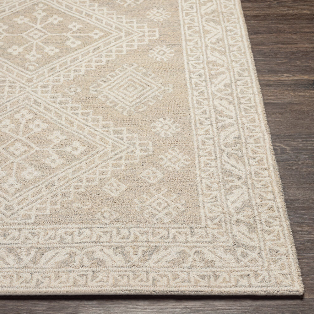 Kayseri Cream/Medium Gray Handmade Rug KSR-2305 - front