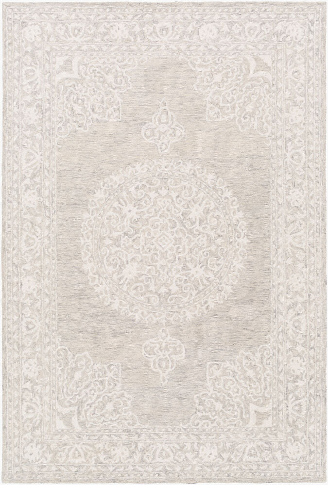 Kayseri Cream/Medium Gray Handmade Rug KSR-2313 - 2' x 3'