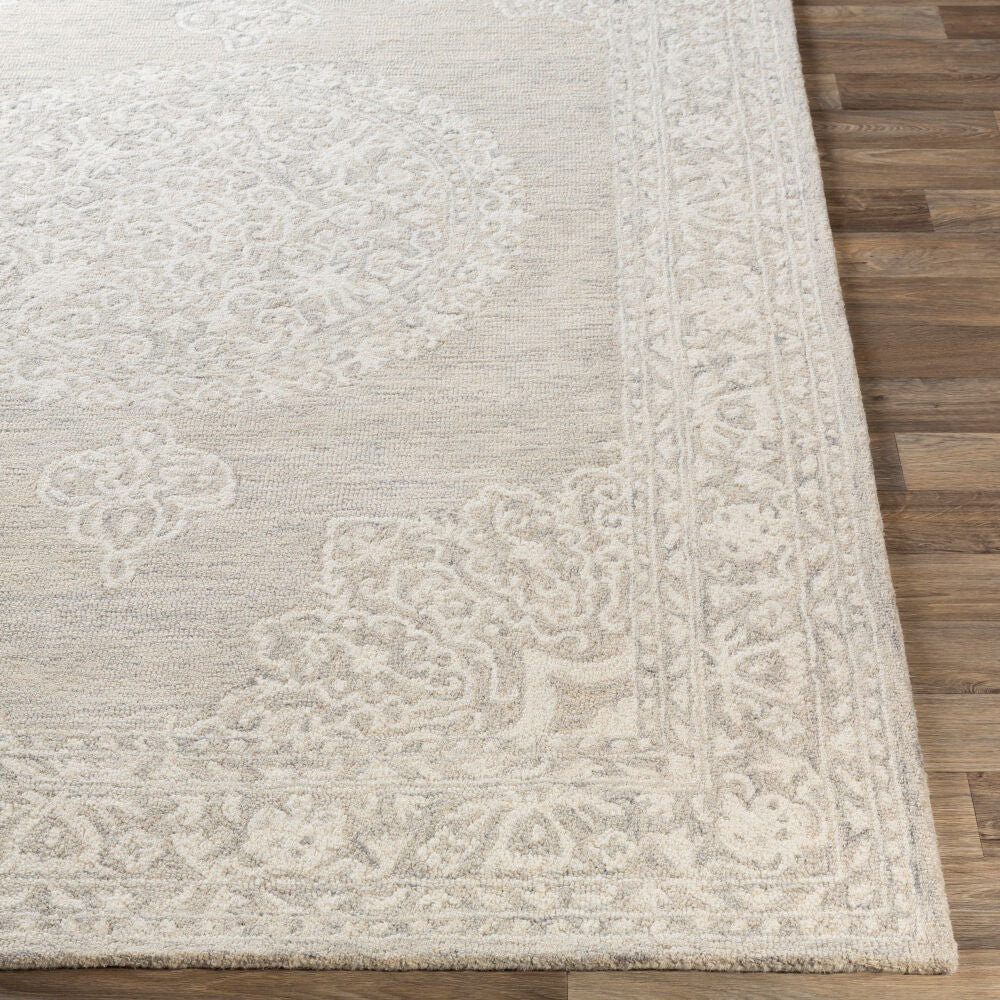 Kayseri Cream/Medium Gray Handmade Rug KSR-2313 - front