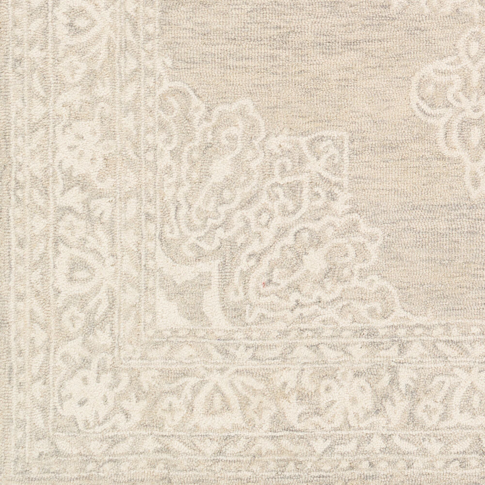 Kayseri Cream/Medium Gray Handmade Rug KSR-2313 - swatch