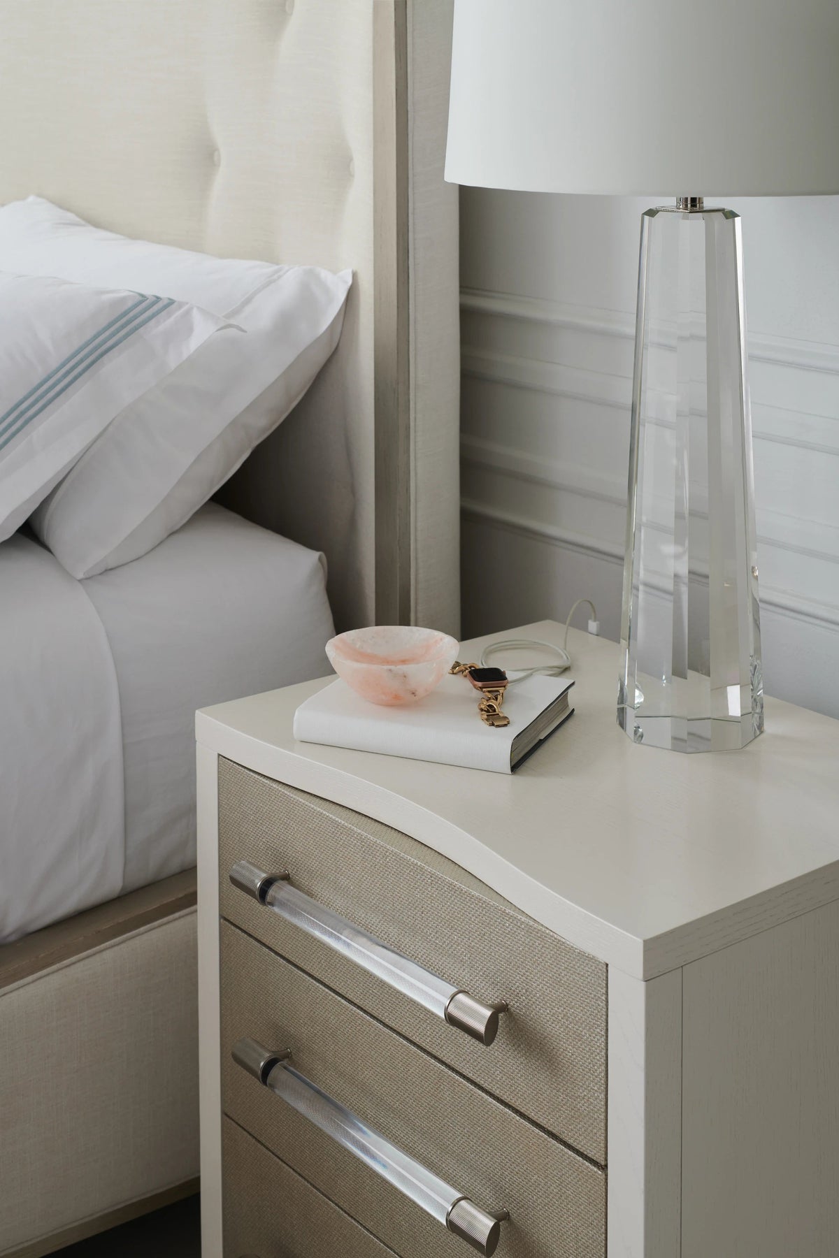 Clarity Clear Nightstand 24" by Caracole - view 2