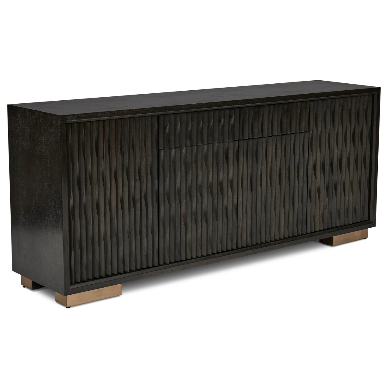 IE Series - Madison Buffet - Charcoal - Gold Base