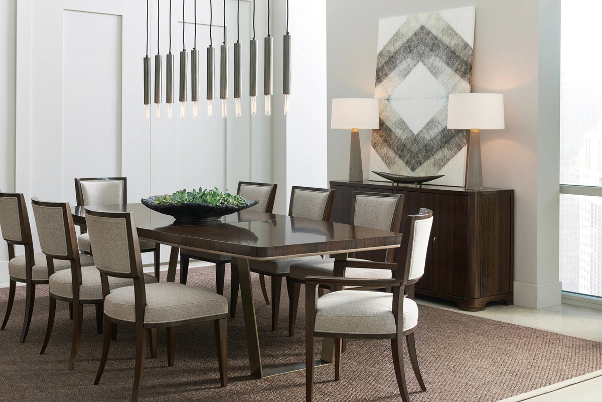 Streamline Dining Table Aged Bourbon 82" by Caracole - view 2