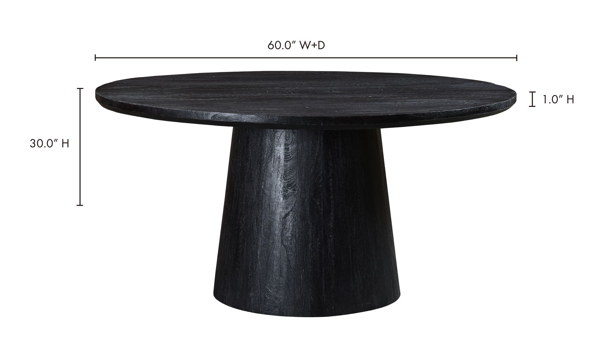 Cember Dining Table Black by Moe's Home Collection - view 13