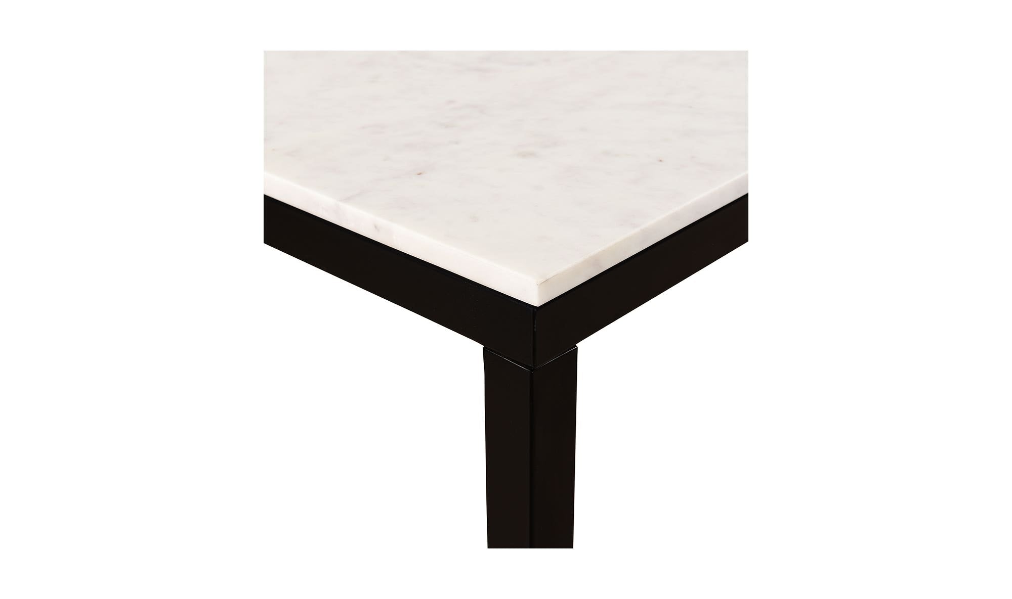 Parson Marble Small Dining Table White by Moe's Home Collection - view 18