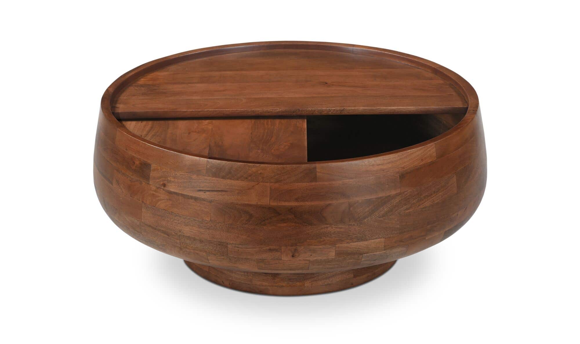 Wade Storage Coffee Table Natural by Moe's Home Collection - view 7