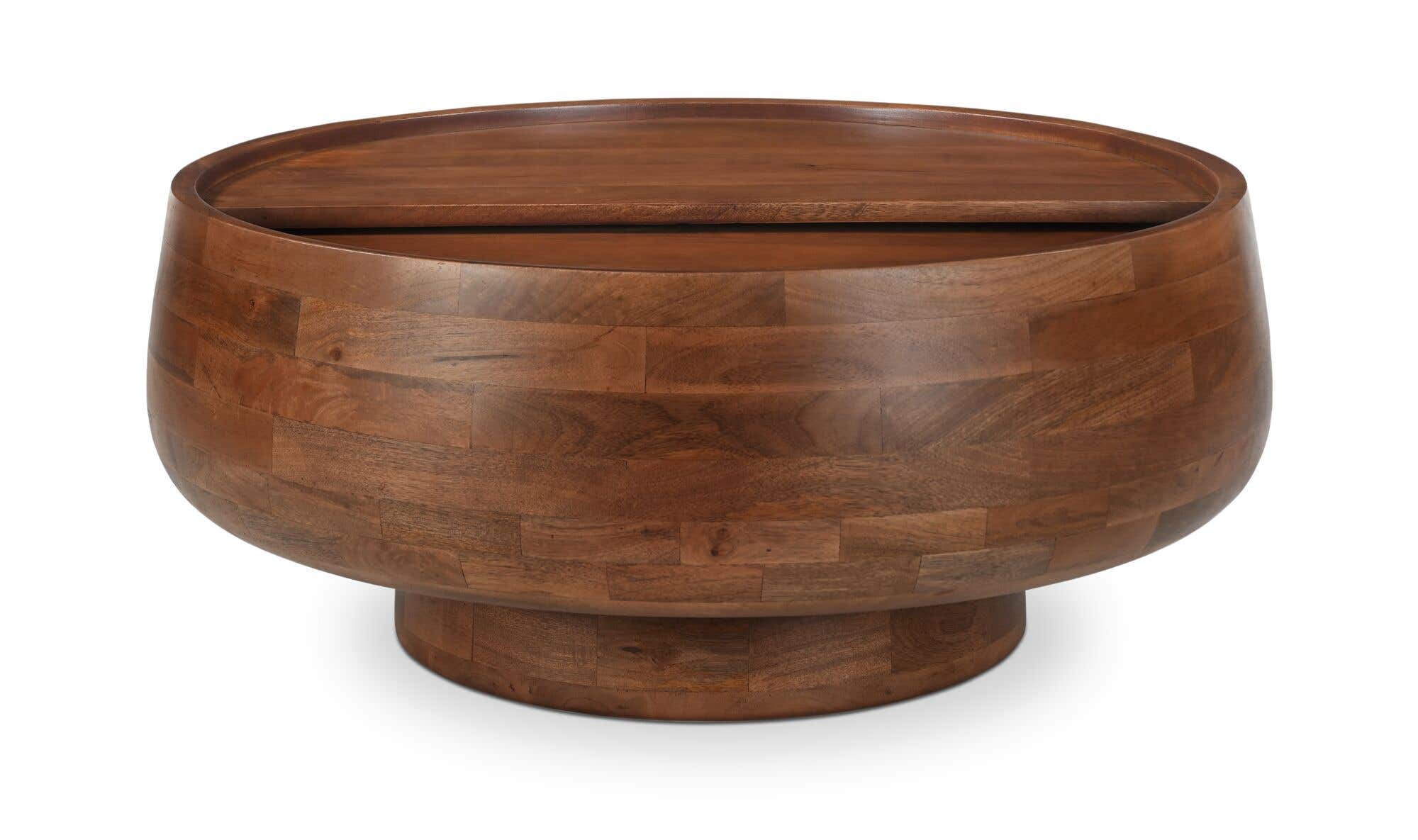 Wade Storage Coffee Table Natural by Moe's Home Collection - view 6