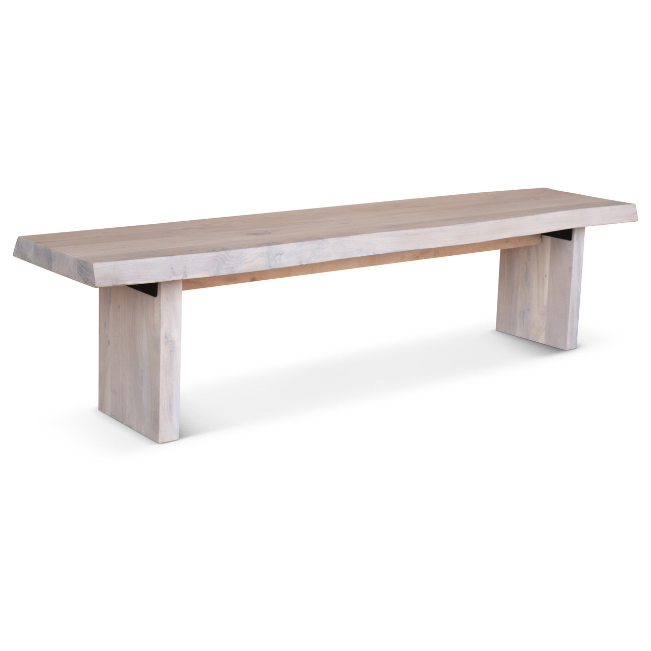 Brooks - Bench - 102" - White Wash Frame