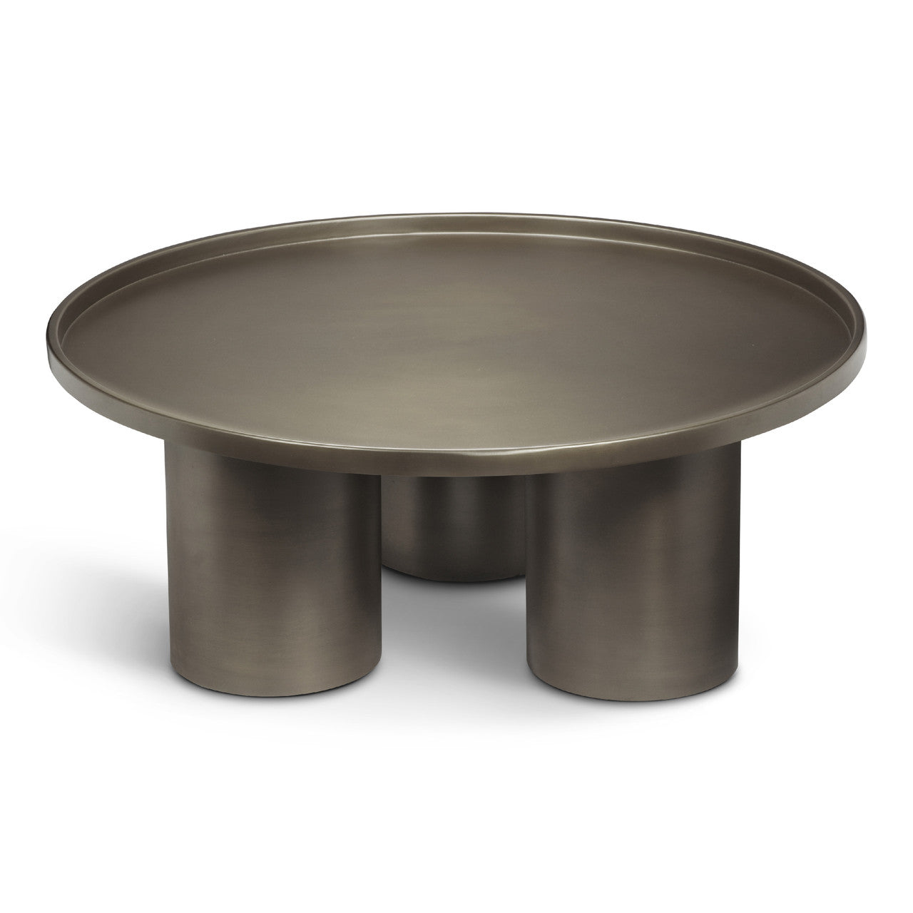 Eclat - Sofia Industrial Coffee Table - Industrial Nickel