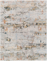 Laila Cream/Teal Machine Woven Rug LAA-2300 - 2'7" x 10'