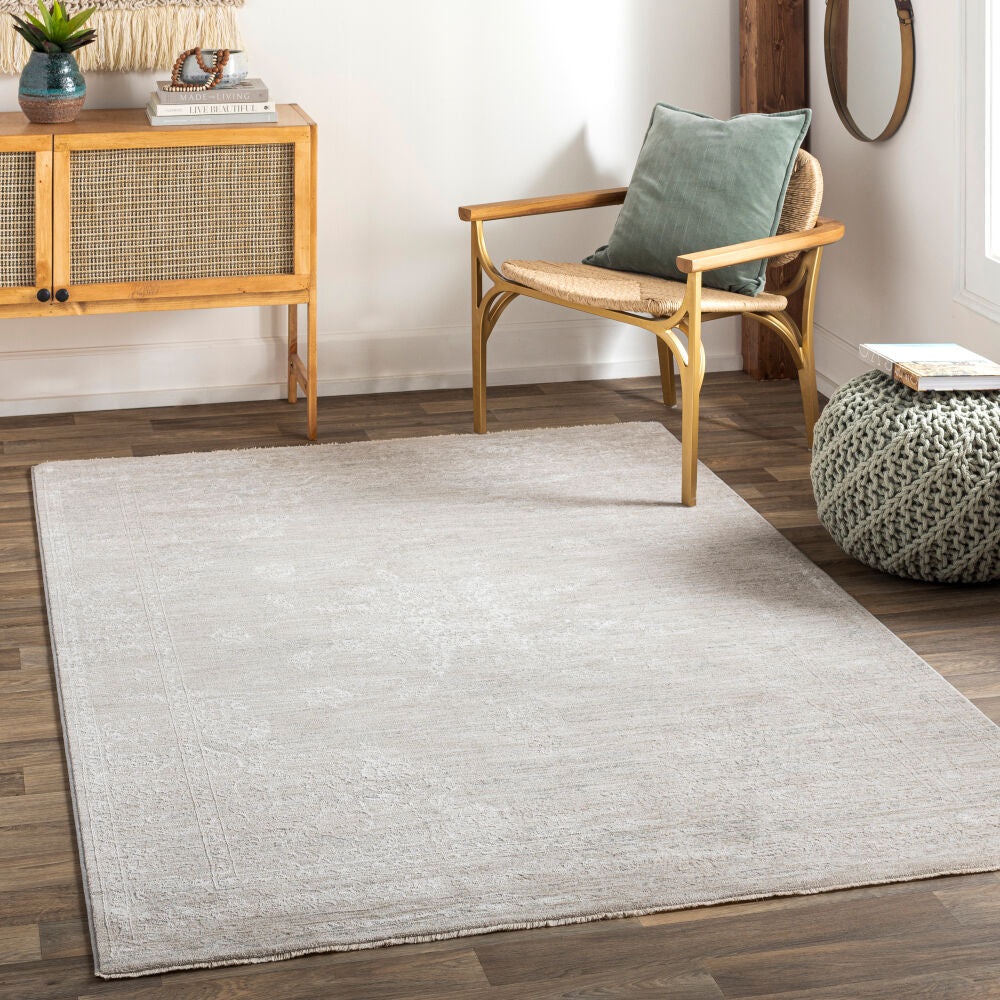 Laila Charcoal/Taupe Machine Woven Rug LAA-2301 - roomscene