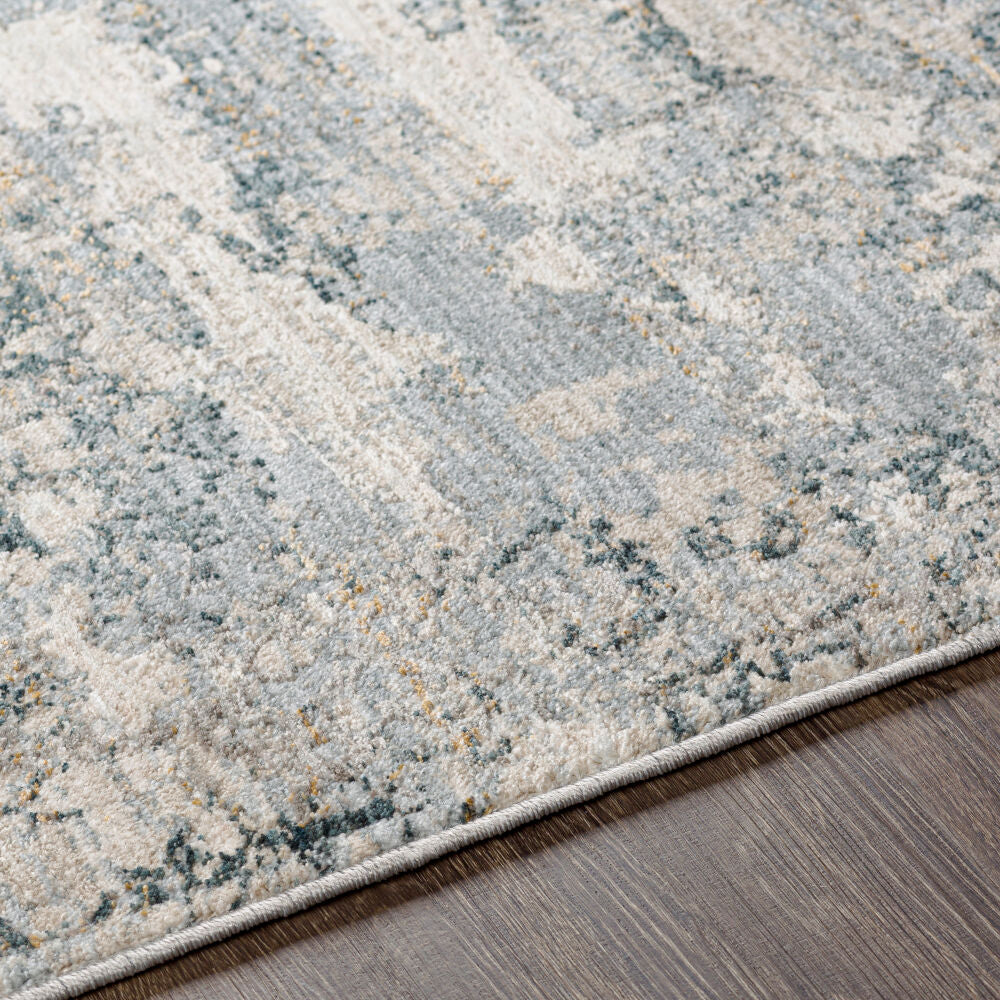 Laila Charcoal/Taupe Machine Woven Rug LAA-2305 - texture