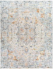 Laila Cream/Teal Machine Woven Rug LAA-2312 - 2'7" x 10'
