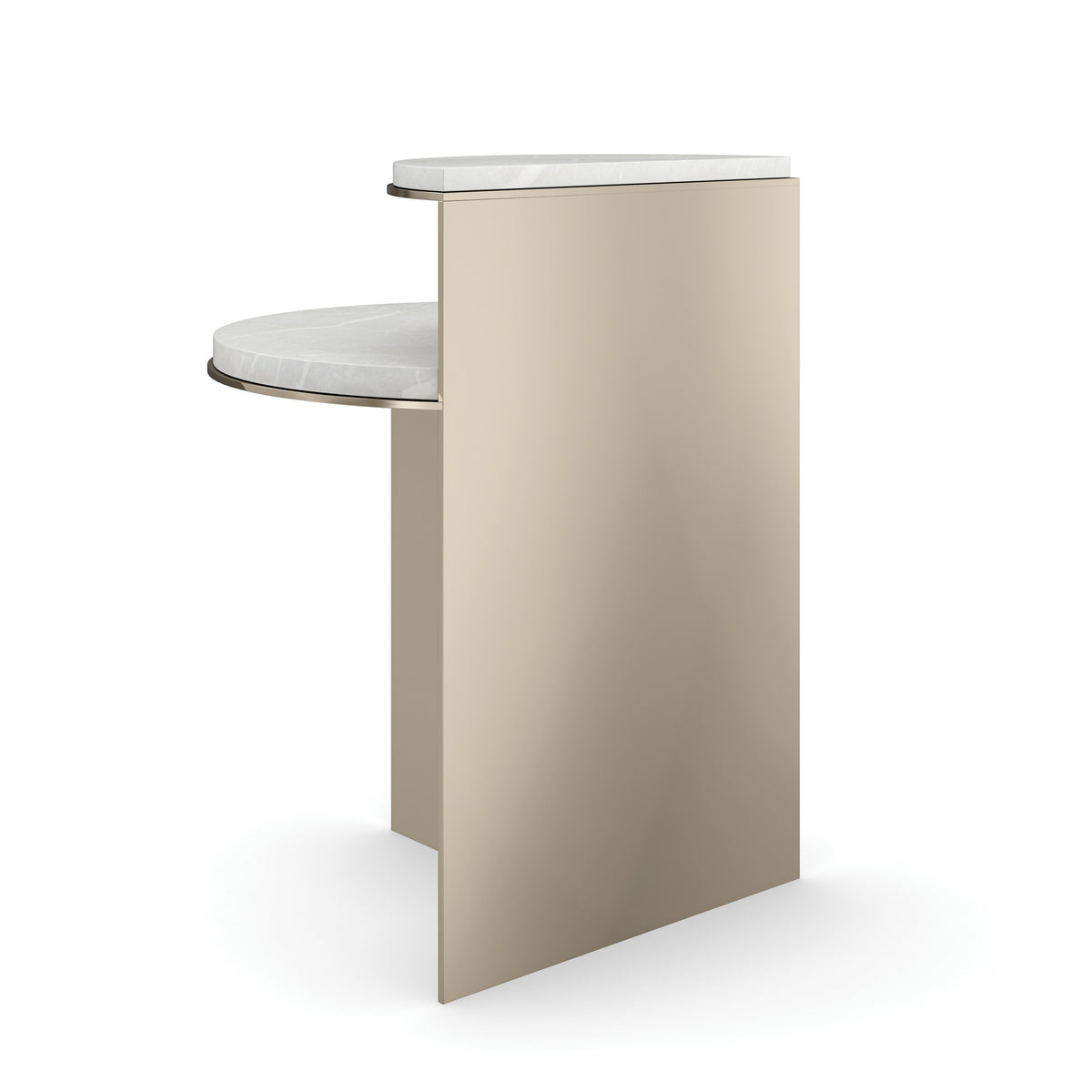 Touche' Light Whisper of Gold End Table 20.50" by Caracole - view 7