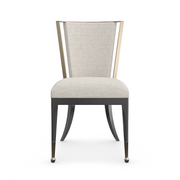 Astoria Almost Black Dining Chair 20" by Caracole