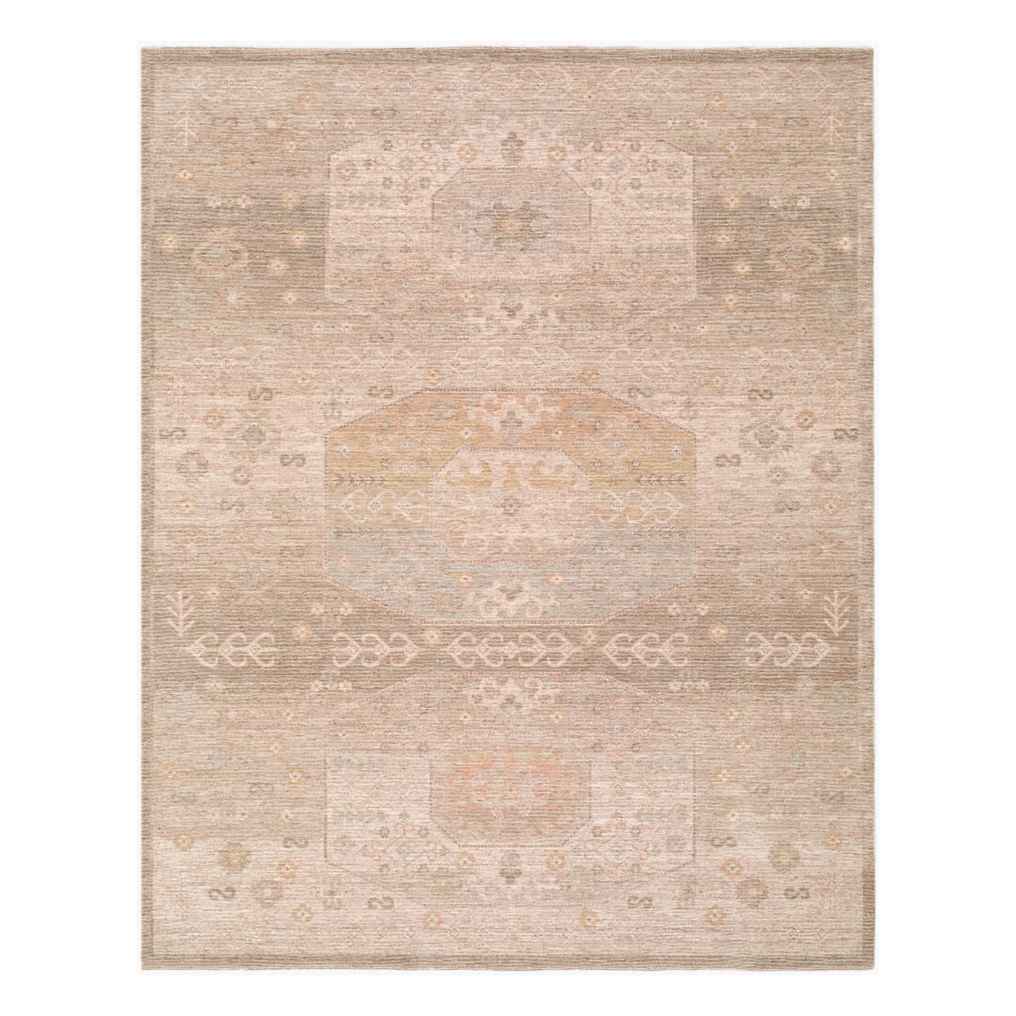 Ladik Brown/Sage Machine Woven Rug LDK-2302 - 9'10" x 13'3"