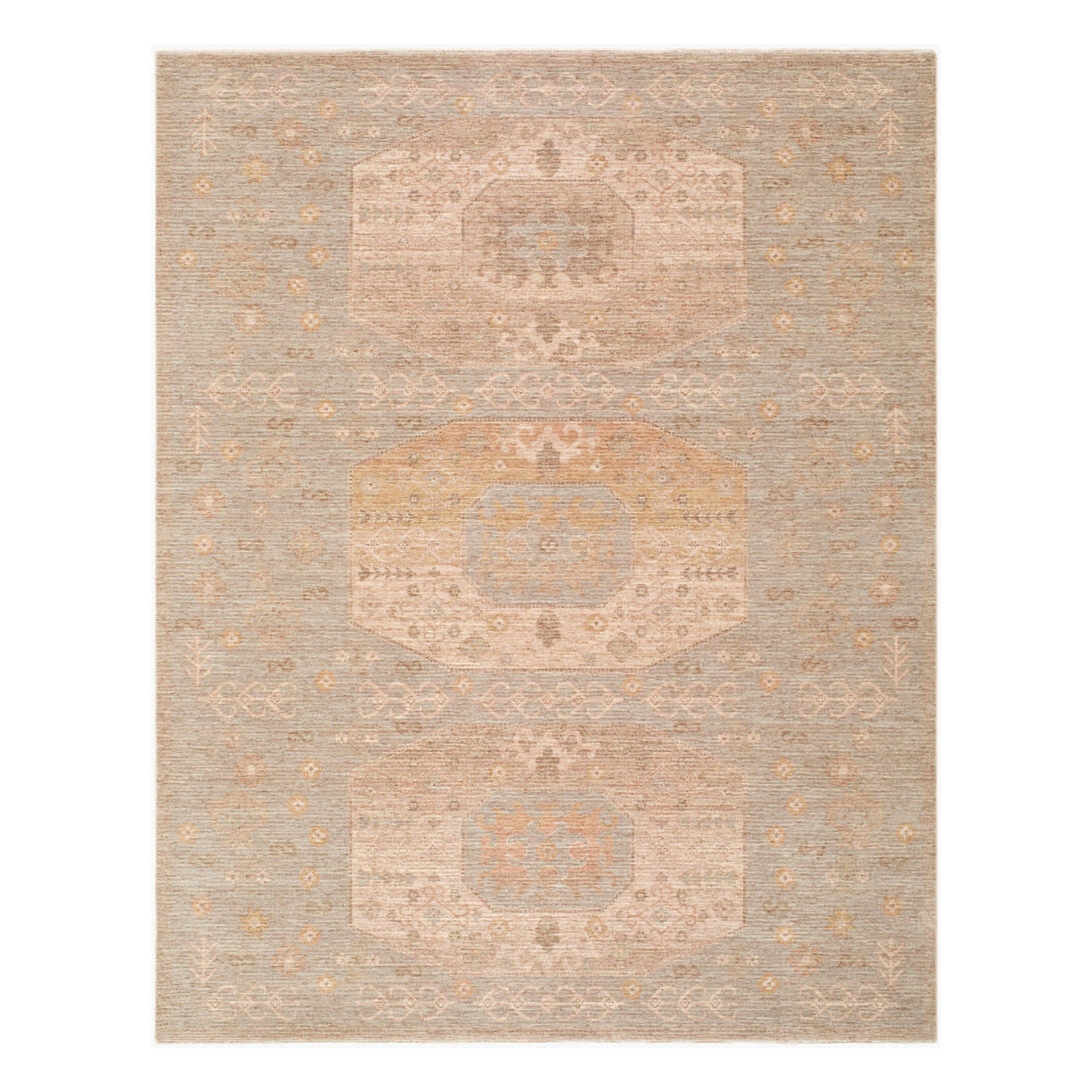 Ladik Brown/Sage Machine Woven Rug LDK-2303 - 9'10" x 13'3"