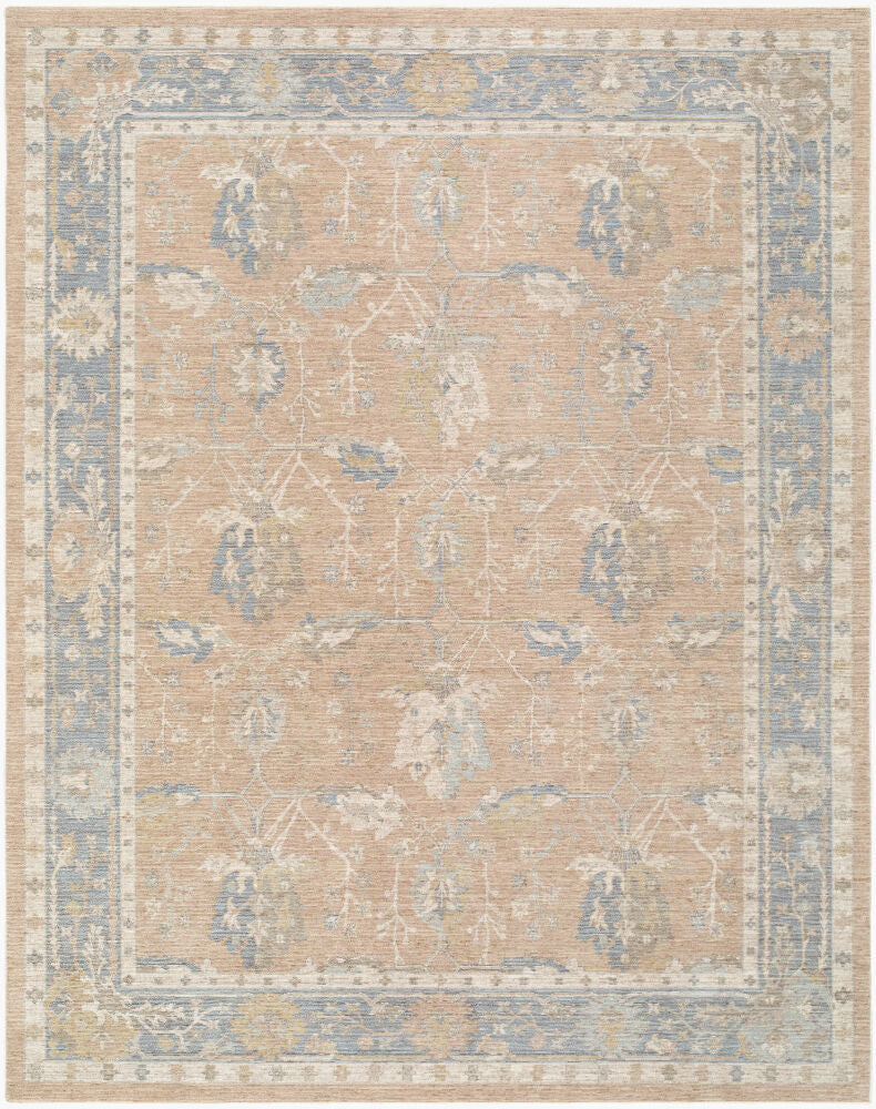 Ladik Brown/Pale Blue Machine Woven Rug LDK-2306 - 9'10" x 13'3"