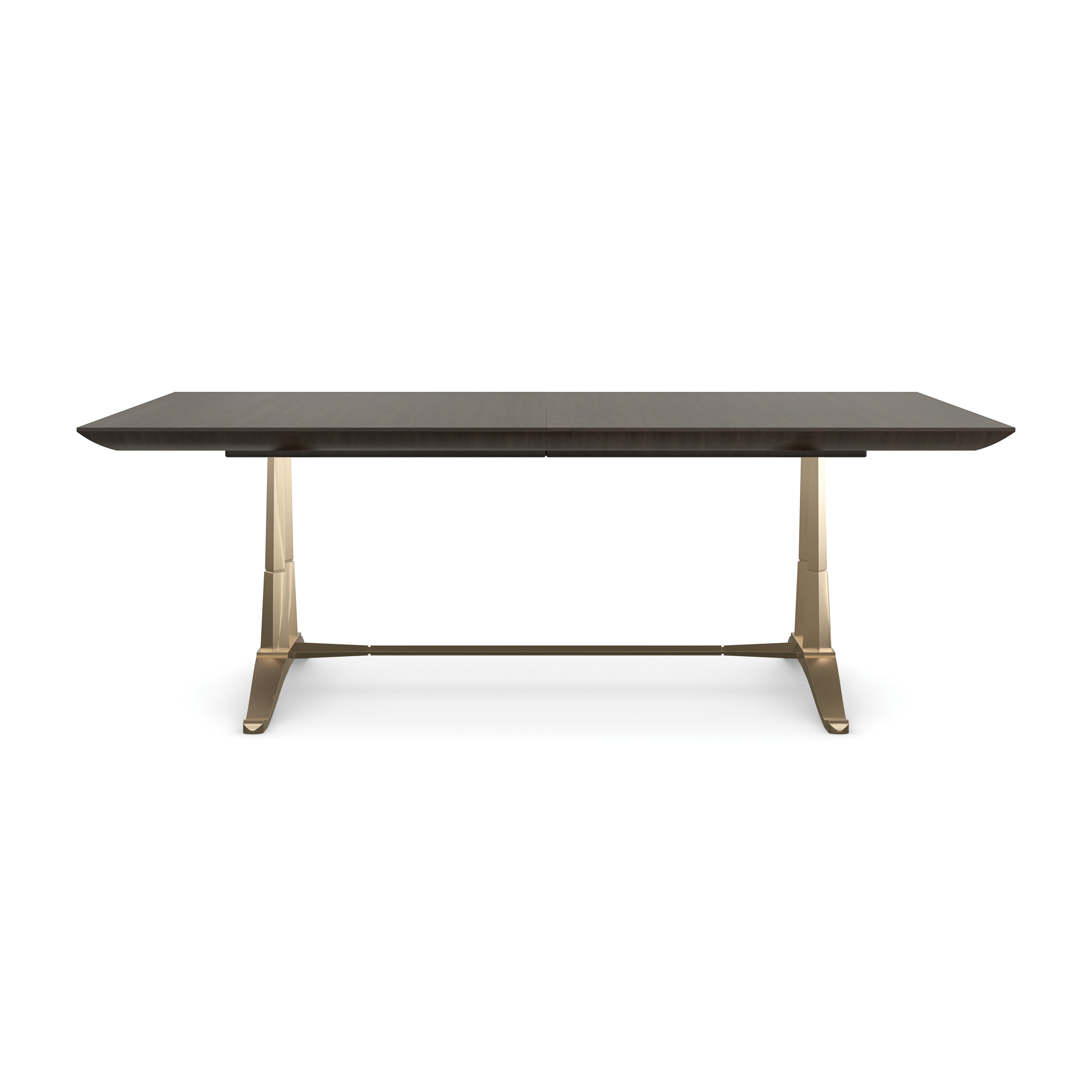D'Orsay Champagne Gold Dining Table 88" by Caracole