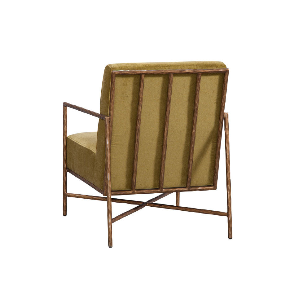 Leo Chair in Anderson Chartreuse