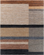 Lexington Black/Medium Gray Handmade Rug - 10' x 14'