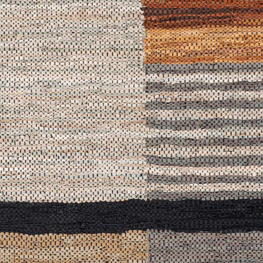 Lexington Black/Medium Gray Handmade Rug - swatch