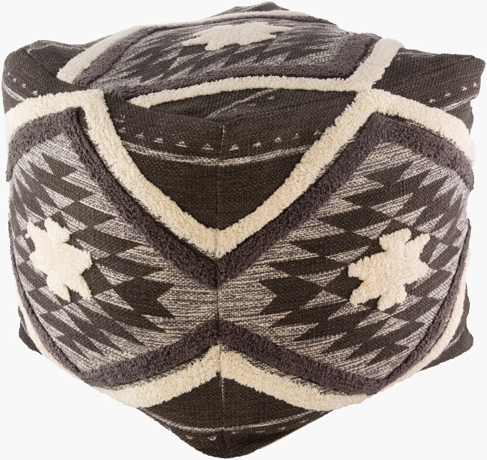 Lachlan Pouf - 18"H x 18"W x 18"D