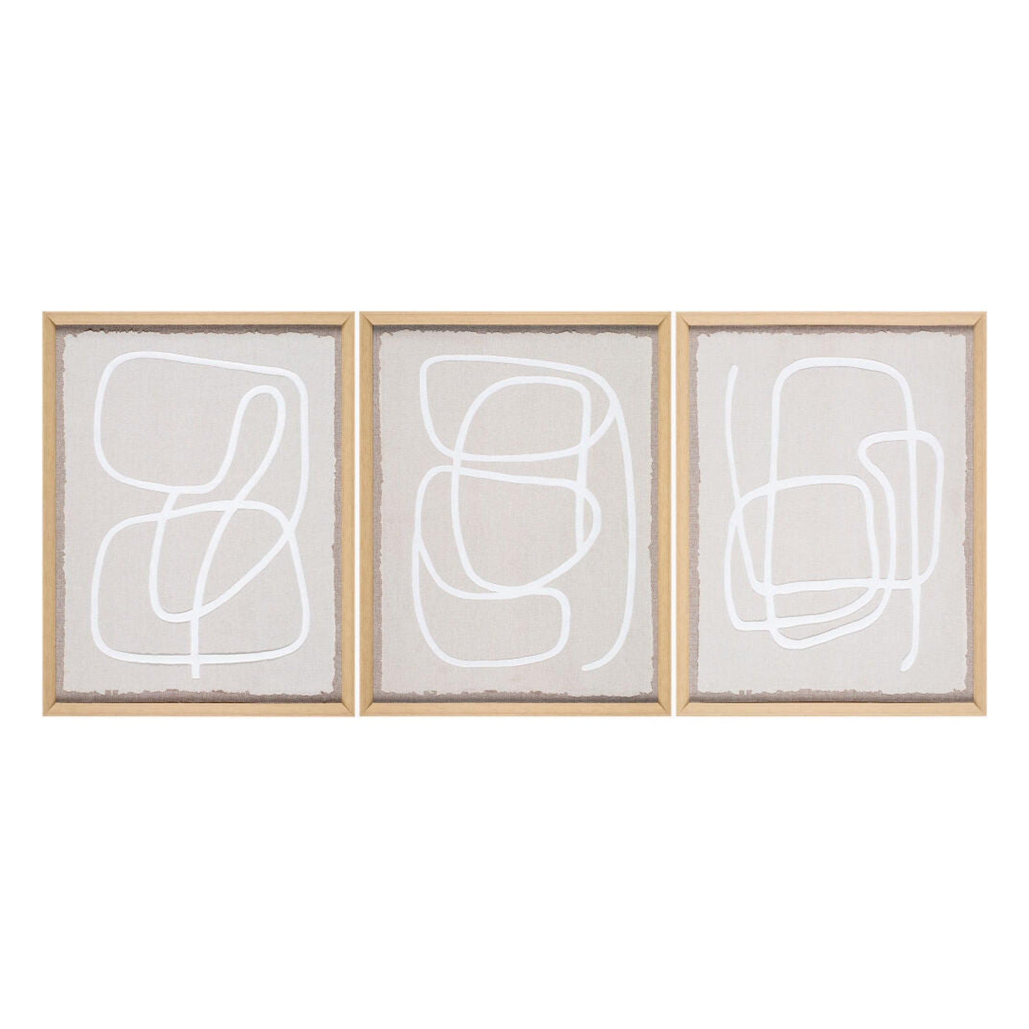 Lines Framed Art LINE-001 - 34"H x 26"W x 1"D, 34"H x 26"W x 1"D, 34"H x 26"W x 1"D