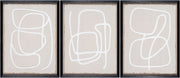 Lines Framed Art LINE-002 - 34"H x 26"W x 1"D, 34"H x 26"W x 1"D, 34"H x 26"W x 1"D