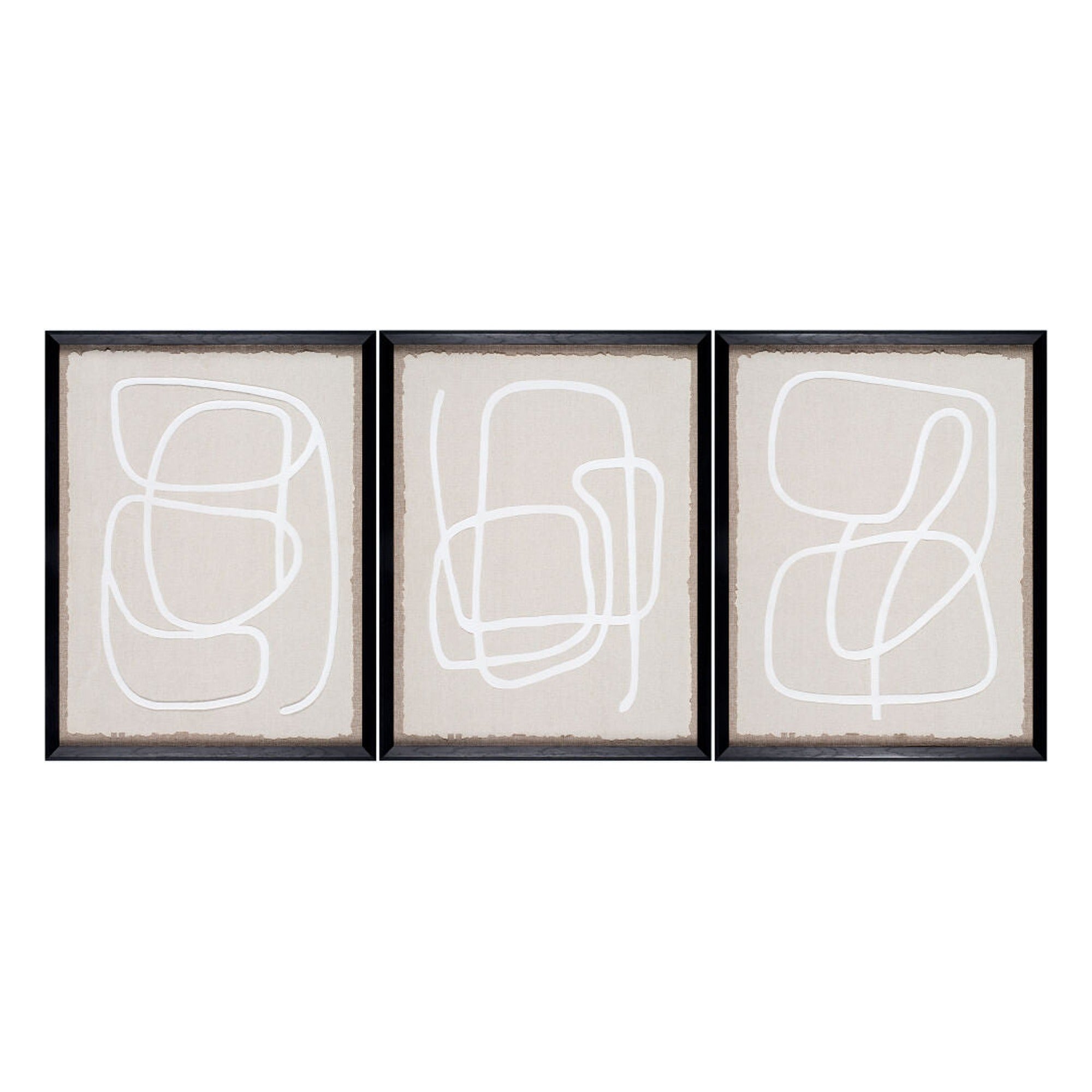Lines Framed Art LINE-002 - 34"H x 26"W x 1"D, 34"H x 26"W x 1"D, 34"H x 26"W x 1"D
