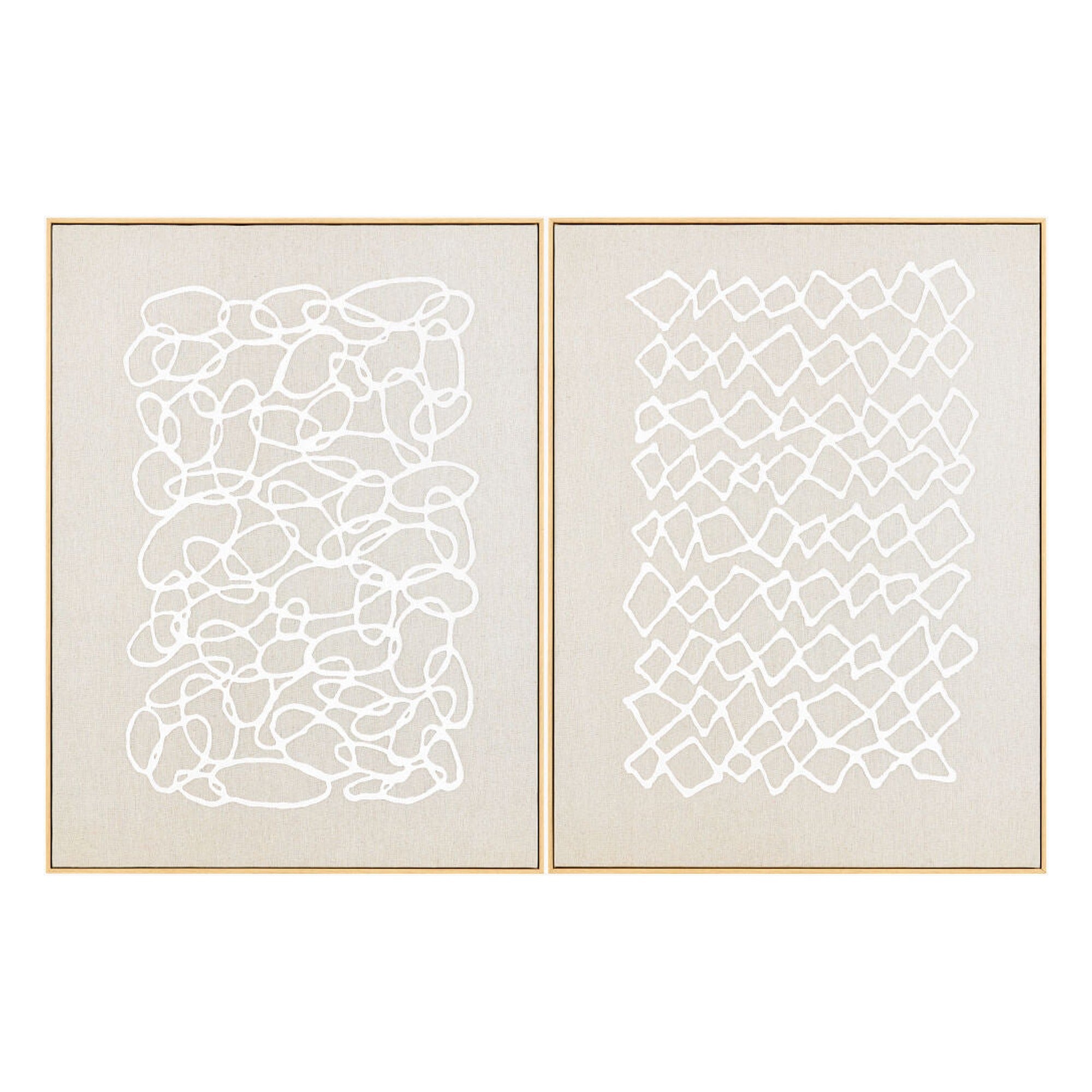 Lines Framed Art LINE-003 - 32"H x 24"W x 2"D, 32"H x 24"W x 2"D
