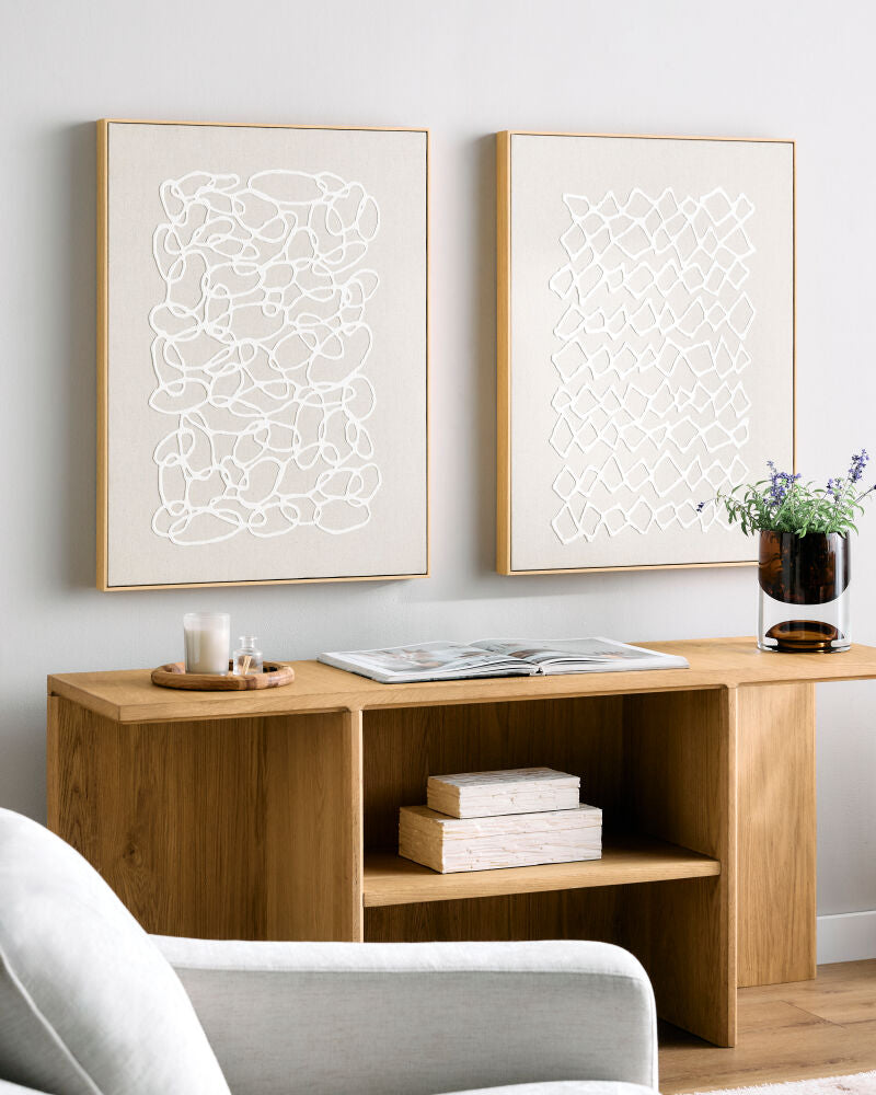 Lines Framed Art LINE-003 - styleshot