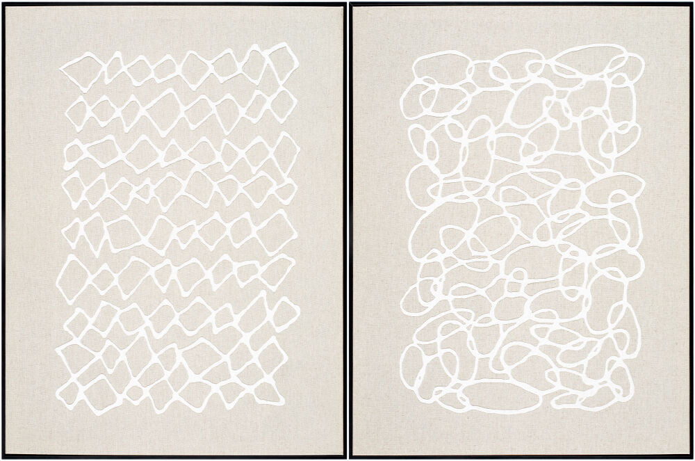 Lines Framed Art LINE-004 - 32"H x 24"W x 2"D, 32"H x 24"W x 2"D