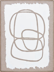Lines Framed Art LINE-006 - 32"H x 24"W x 2"D