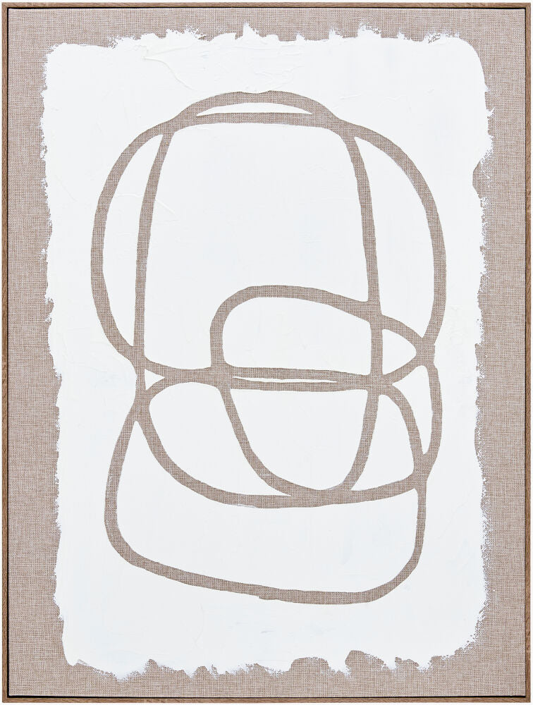 Lines Framed Art LINE-006 - 32"H x 24"W x 2"D