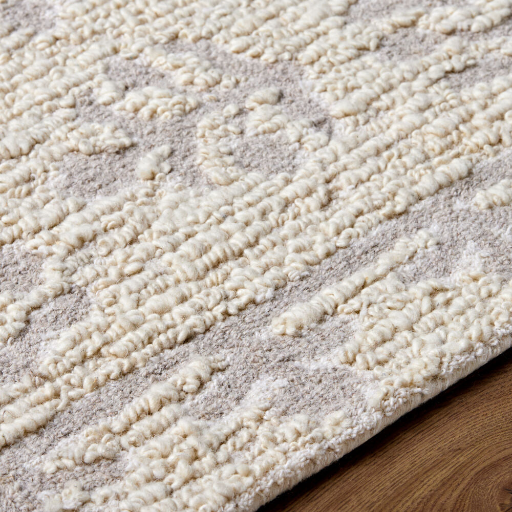 Folk Flower Handmade Rug LLFF-2301 - texture