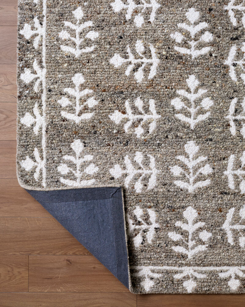 Folk Flower Handmade Rug LLFF-2302 - fold