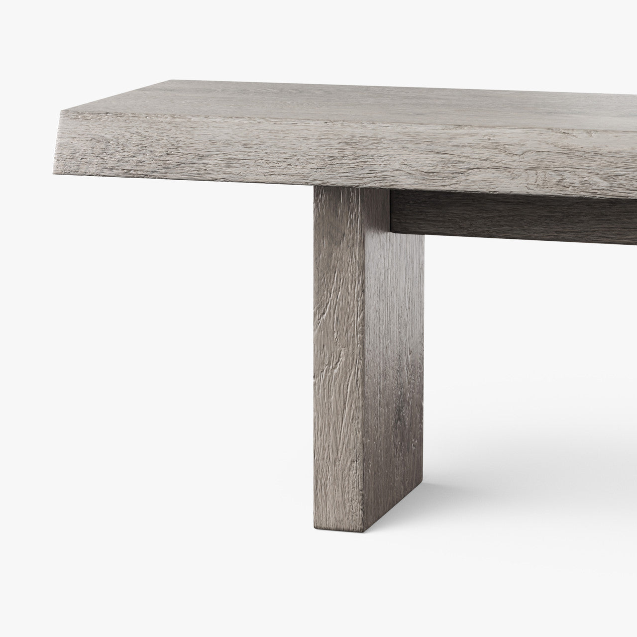 Brooks - Bench - 102" - Sandblasted Grey Frame