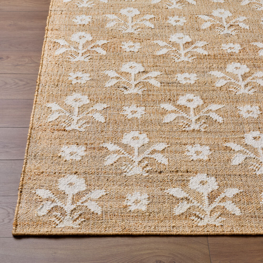 Strawblossom Handmade Rug - front