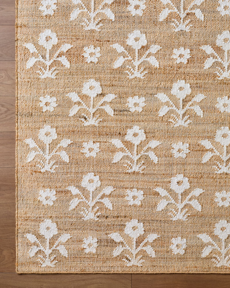Strawblossom Handmade Rug - overhead