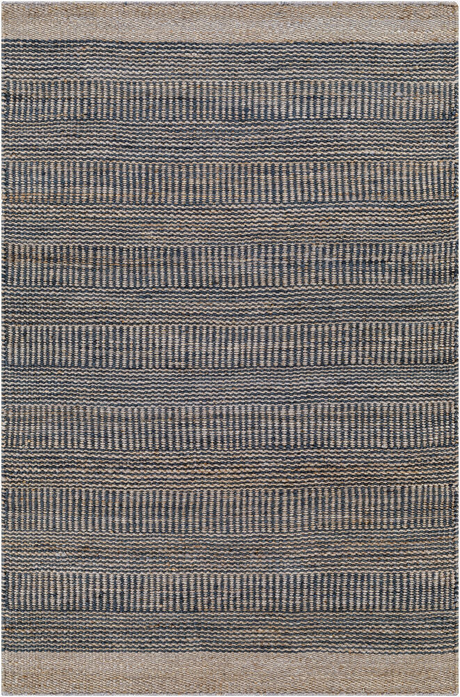 Lima Dark Blue/Navy Handmade Rug - 2' x 3'