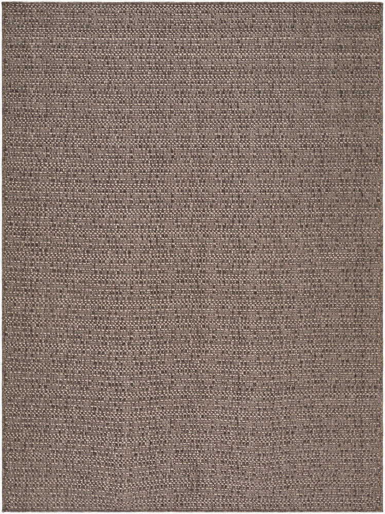 Lumina Dark Brown/Medium Brown Machine Woven Rug - 1'11" x 2'11"