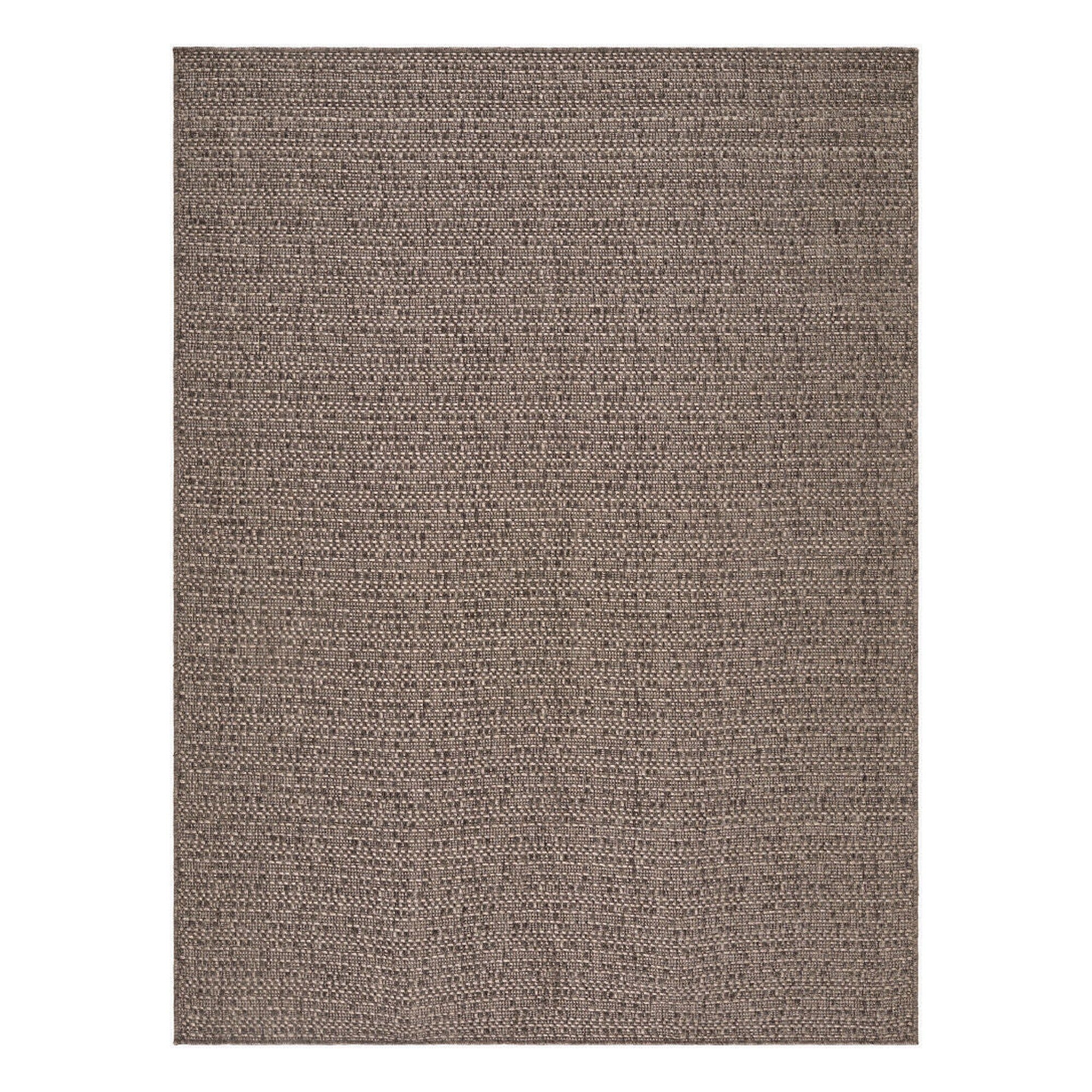 Lumina Dark Brown/Medium Brown Machine Woven Rug - 1'11" x 2'11"