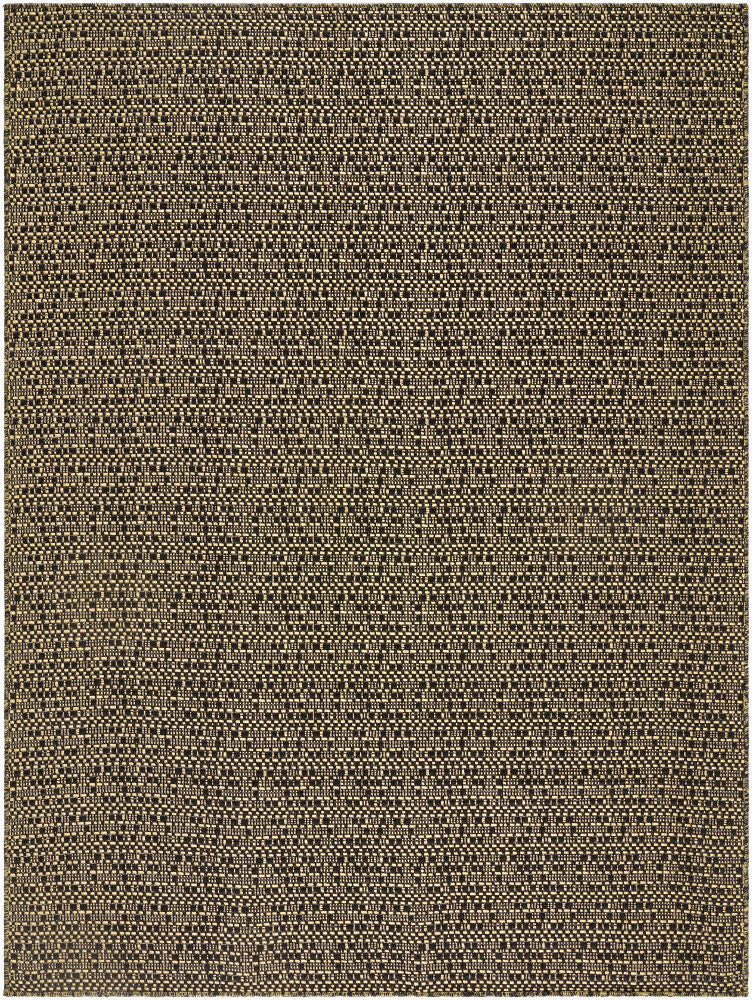 Lumina Black/Yellow Machine Woven Rug - 1'11" x 2'11"