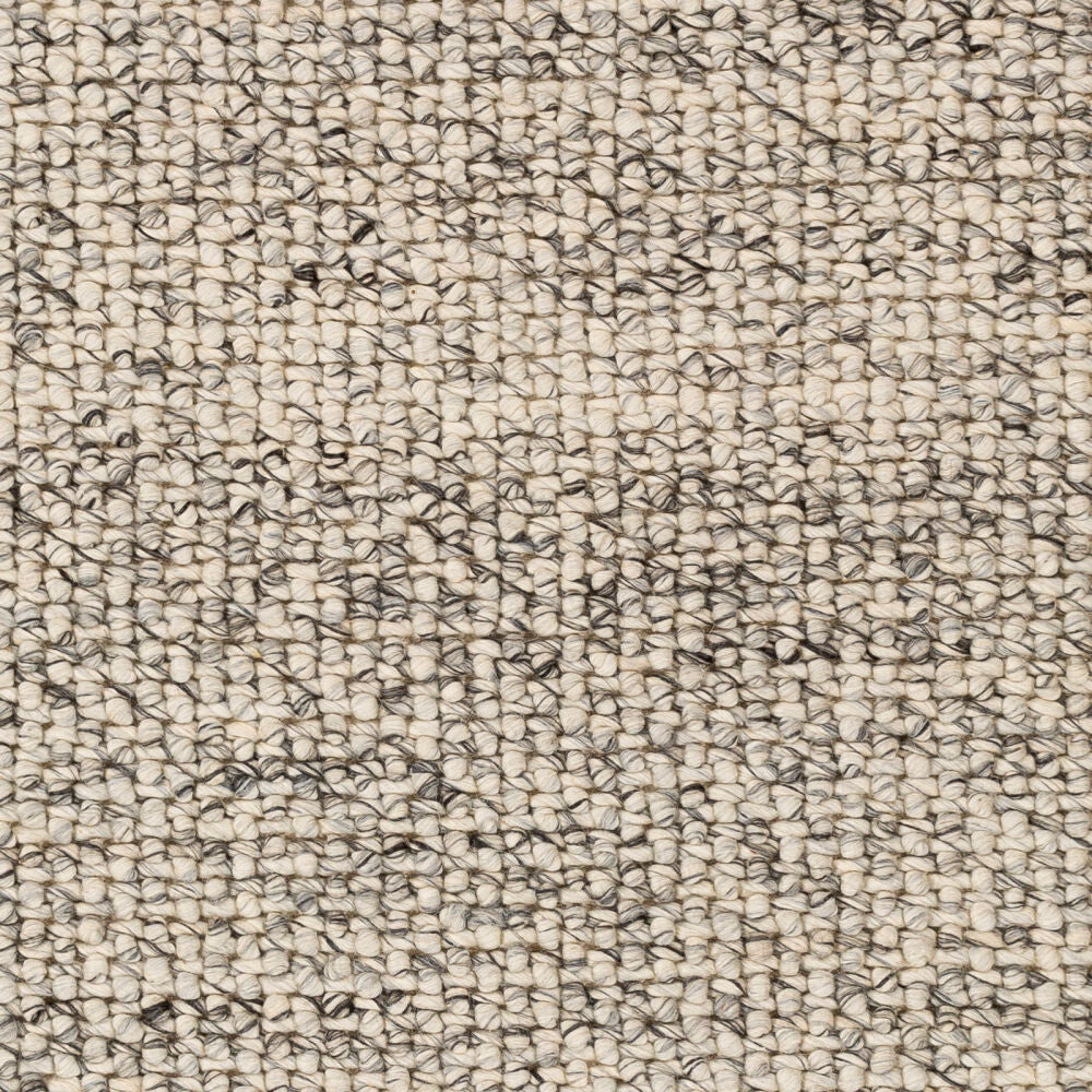 Lucerne Charcoal/Ivory Handmade Rug - swatch